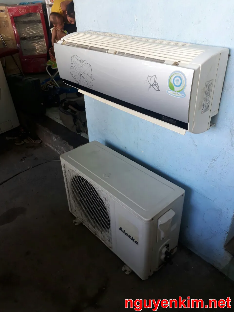 Máy lạnh Alaska cũ 1HP