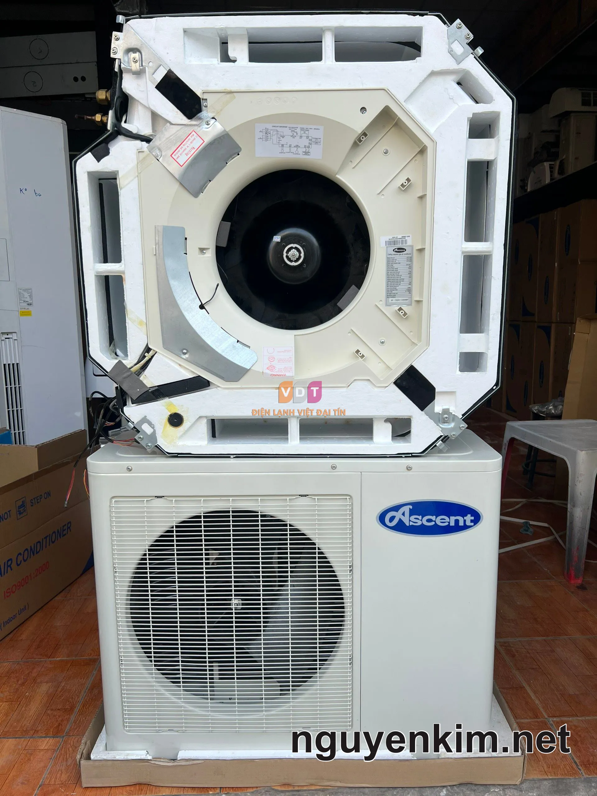 Máy lạnh Ascent cũ 3HP Inverter