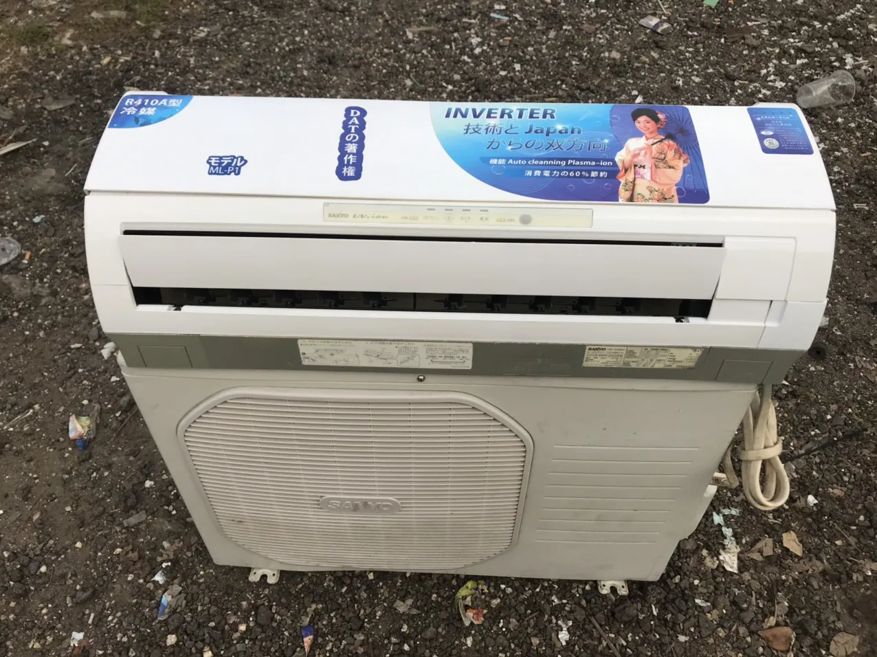 Máy lạnh Sanyo cũ 3HP Inverter